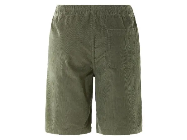 Livergy® Pánske kordové šortky (zelená, S (44/46))