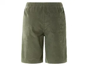 Livergy® Pánske kordové šortky (zelená, S (44/46))