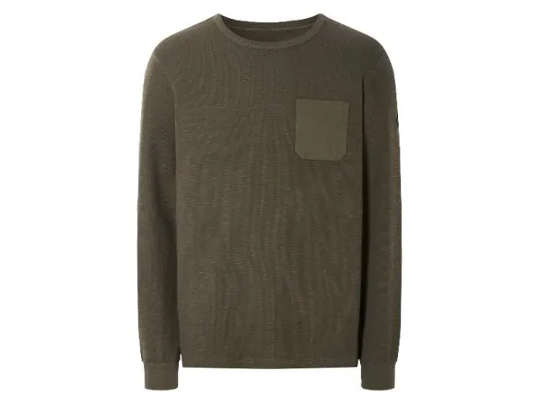 Livergy® Pánska mikina (tmavozelená, M (48/50))