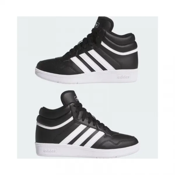 Juniorská rekreačná obuv ADIDAS Hoops 4.0 Mid Jr core black cloud white core black