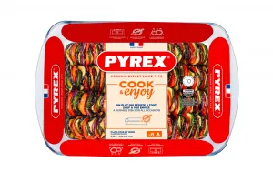 Skleněný pekáč PYREX 40x27cm/4,9l., borosilikát