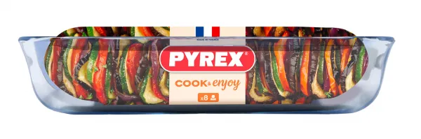 Skleněný pekáč PYREX 40x27cm/4,9l., borosilikát