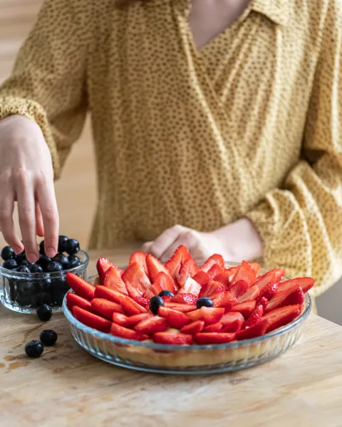 Skleněná zapékací forma na koláč PYREX 28cm, borosilikát