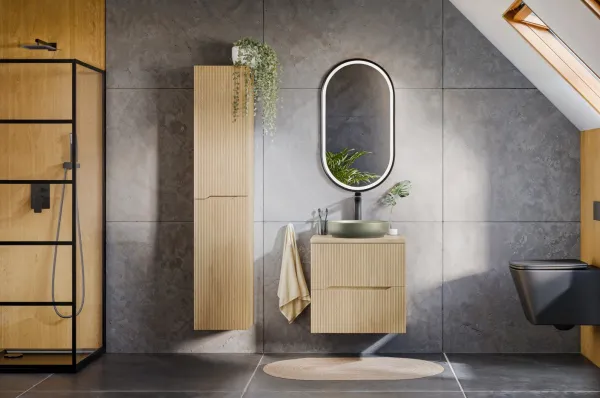 ArtCom Skrinka pod umývadlo NORDIC Cremona 82-60-46-2S | 60 cm