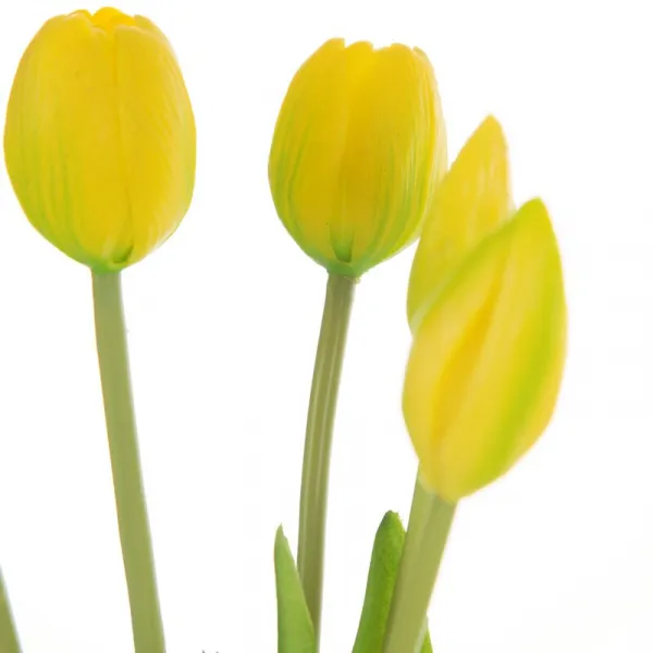 ArtFir Kytica umelých tulipánov NATU 473 | žltá 41 cm