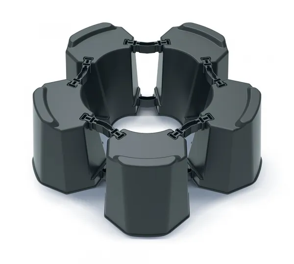 Prosperplast Podstavec pod sud na dažďovú vodu MODULAR BASEWAN SET I antracit