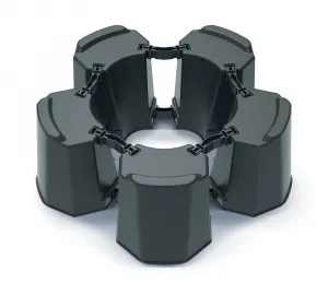 Prosperplast Podstavec pod sud na dažďovú vodu MODULAR BASEWAN SET I antracit