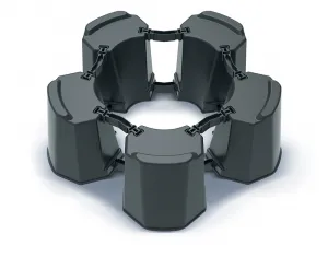 Prosperplast Podstavec pod sud na dažďovú vodu MODULAR BASEWAN SET I antracit