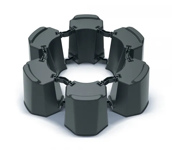Prosperplast Podstavec pod sud na dažďovú vodu MODULAR BASEWAN SET II antracit