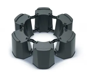 Prosperplast Podstavec pod sud na dažďovú vodu MODULAR BASEWAN SET II antracit