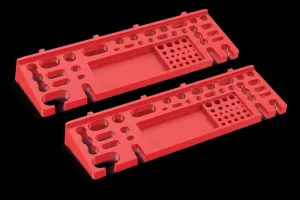 Prosperplast Sada držiakov na náradie BENER 2 ks 38,4x12,5 cm červená