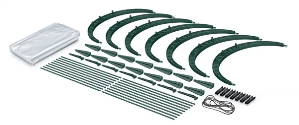 Prosperplast Záhradný fóliový tunel FLEN TUNNS 360 cm zelený