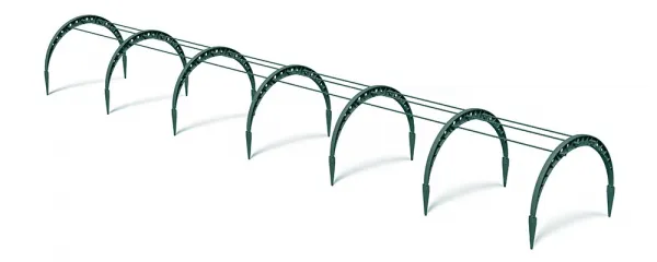 Prosperplast Záhradný fóliový tunel FLEN TUNNS 360 cm zelený