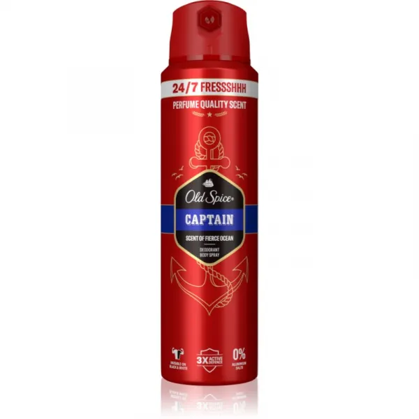 Old Spice Captain dezodorant v spreji 200 ml