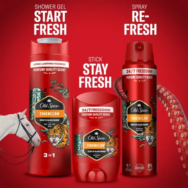 Old Spice Tigerclaw tuhý dezodorant pre mužov 65 ml
