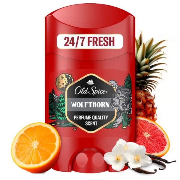 Old Spice Wolfthorn tuhý dezodorant pre mužov 65 ml
