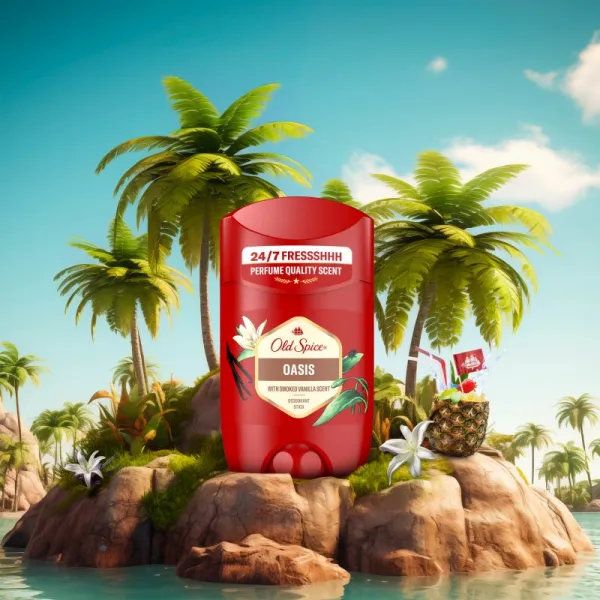 Old Spice Oasis tuhý dezodorant pre mužov 65 ml