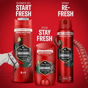 Old Spice Wolfthorn tuhý dezodorant pre mužov 65 ml