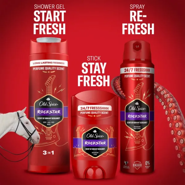 Old Spice RockStar tuhý dezodorant pre mužov 65 ml