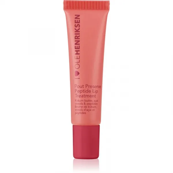 OLEHENRIKSEN Pout Preserve Peptide Lip Treatment hydratačný lesk na pery odtieň Strawberry Sorbet 12 ml