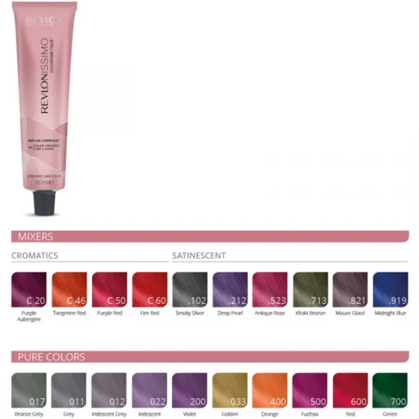 Revlon Professional Revlonissimo Colorsmetique Mixers permanentná farba na vlasy farebné varianty 017 60 ml