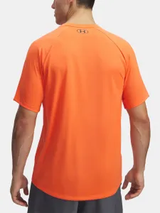 Under Armour TECH PRINT FILL Pánske tričko, oranžová, veľkosť