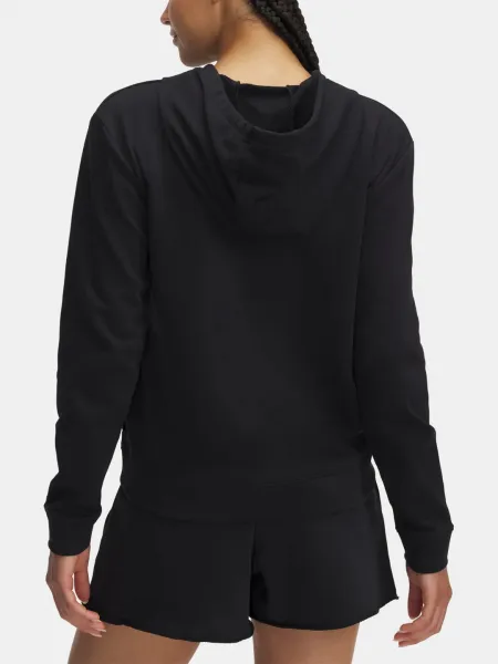 Under Armour UA RIVAL TERRY HOODIE mikina, čierna, veľkosť