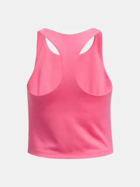 Under Armour MOTION BRANDED CROP Dievčenské tielko, ružová, veľkosť L