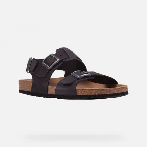 Black men's sandals Geox Ghita - Men's