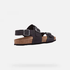 Black men's sandals Geox Ghita - Men's