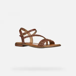 Light brown women's sandals Geox Sozy Plus - Women's