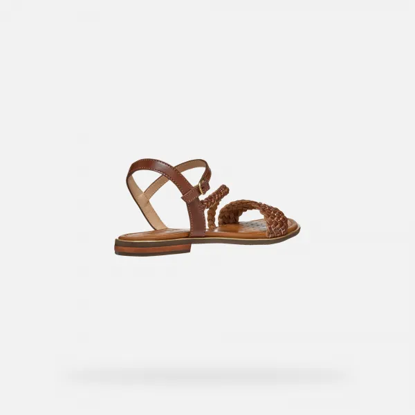 Light brown women's sandals Geox Sozy Plus - Women's
