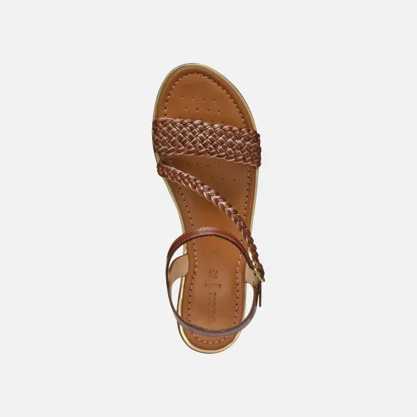 Light brown women's sandals Geox Sozy Plus - Women's