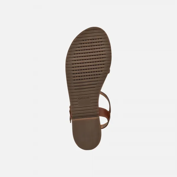 Light brown women's sandals Geox Sozy Plus - Women's