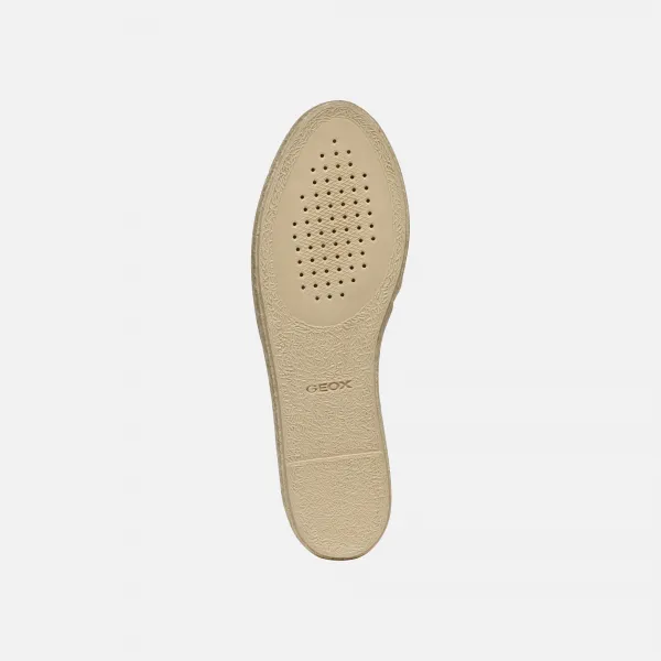 Light brown women's espadrilles Geox Lampedusa - Women's