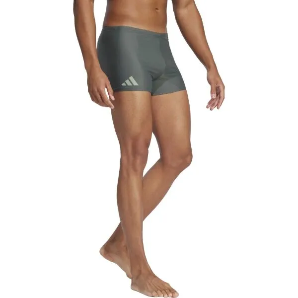 adidas SOLID BOXER Pánske plavky, tmavo sivá, veľkosť