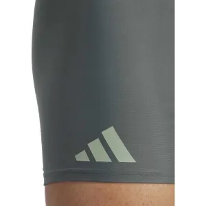 adidas SOLID BOXER Pánske plavky, tmavo sivá, veľkosť