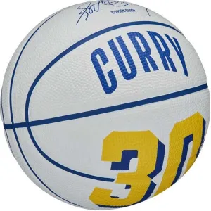 Wilson NBA PLAYER ICON MINI BSKT CURRY 3 Mini basketbalová lopta, biela, veľkosť