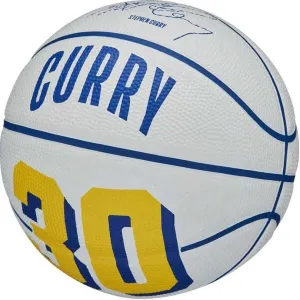 Wilson NBA PLAYER ICON MINI BSKT CURRY 3 Mini basketbalová lopta, biela, veľkosť