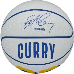 Wilson NBA PLAYER ICON MINI BSKT CURRY 3 Mini basketbalová lopta, biela, veľkosť
