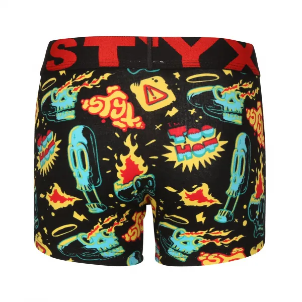 3PACK detské boxerky Styx art  športová guma viacfarebné (3GJ13188) 6-8 let, trenky