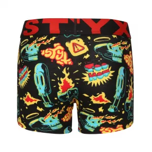 3PACK detské boxerky Styx art  športová guma viacfarebné (3GJ13188) 6-8 let, trenky