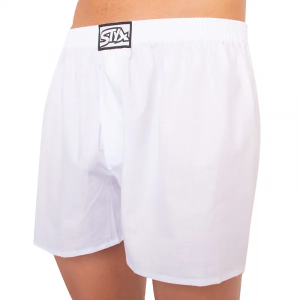 Pánske trenky Styx klasická guma nadrozmer biele (E1061) 4XL, trenírky