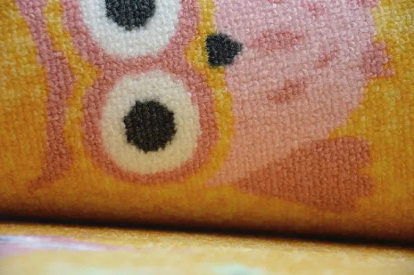 Detský koberec OWLS sovičky žltý