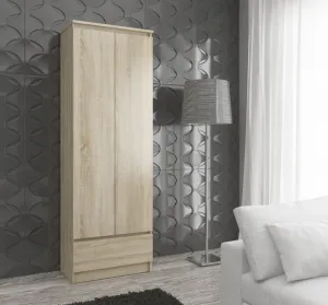 Uzavretý regál R60 2D 1SZ CLP dub sonoma