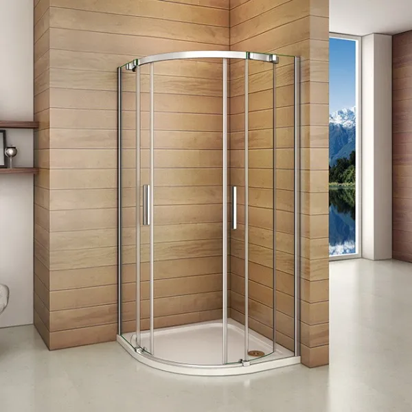 H K - Štvrťkruhový sprchovací kút HARMONY S4 90 cm s dvojdielnymi posuvnými dverami SE-HARMONYS490