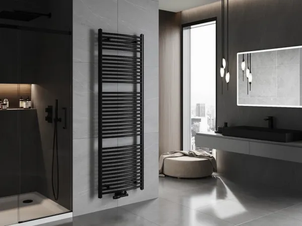 MEXEN - Ares vykurovací rebrík/radiátor 1800x600 mm, 958 W, čierna W102-1800-600-00-70