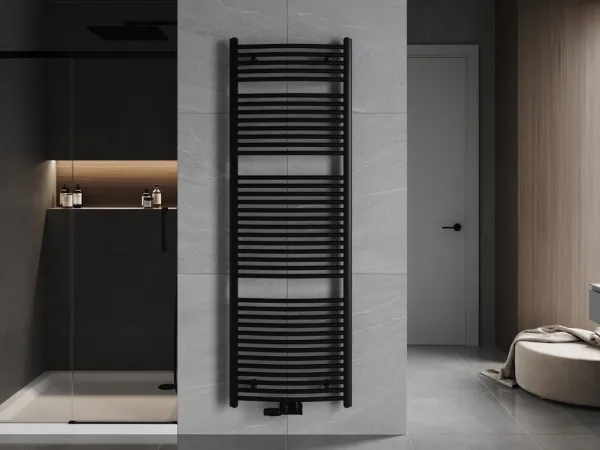 MEXEN - Ares vykurovací rebrík/radiátor 1800x600 mm, 958 W, čierna W102-1800-600-00-70