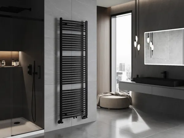 MEXEN - Ares vykurovací rebrík/radiátor 1800x600 mm, 958 W, čierna W102-1800-600-00-70