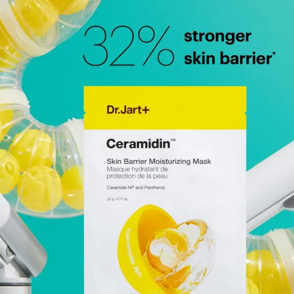 Dr. Jart+ Ceramidin™ Skin Barrier Moisturizing Face Mask hydratačná maska s ceramidmi 22 g